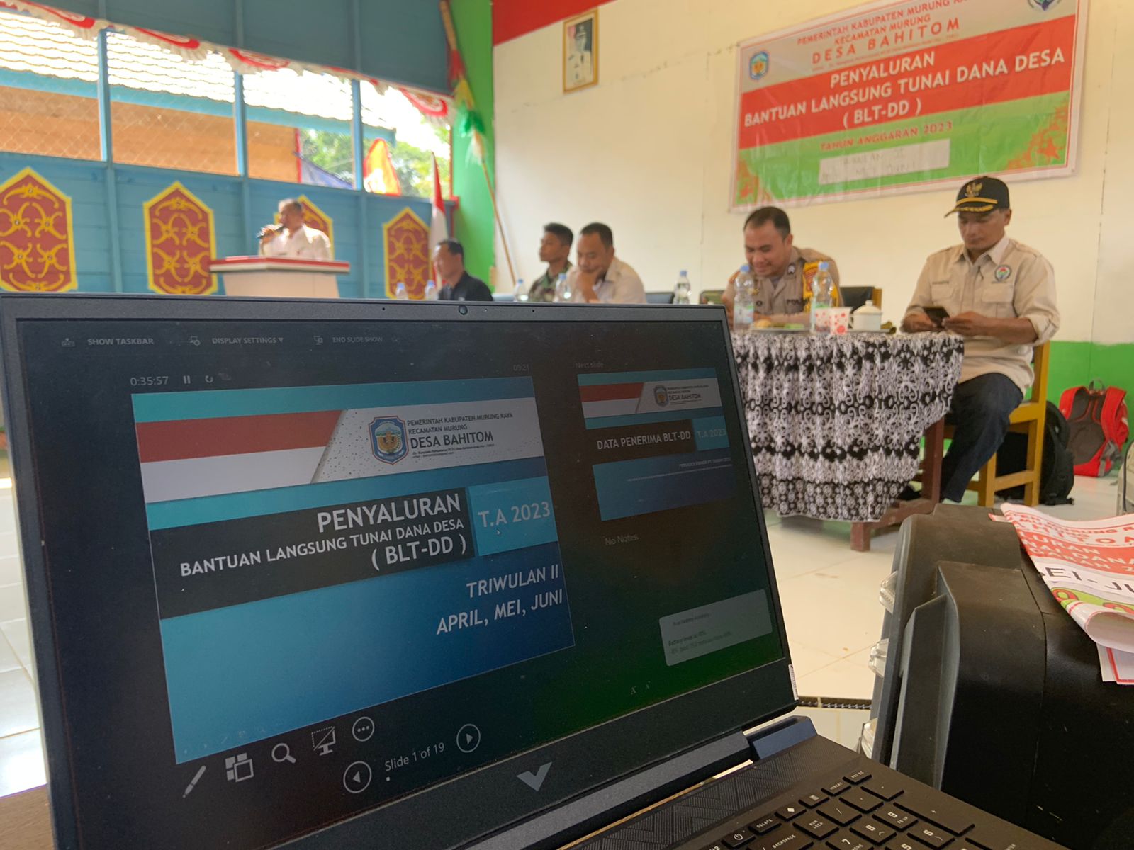 BLTDD triwulan 2 desa bahitom