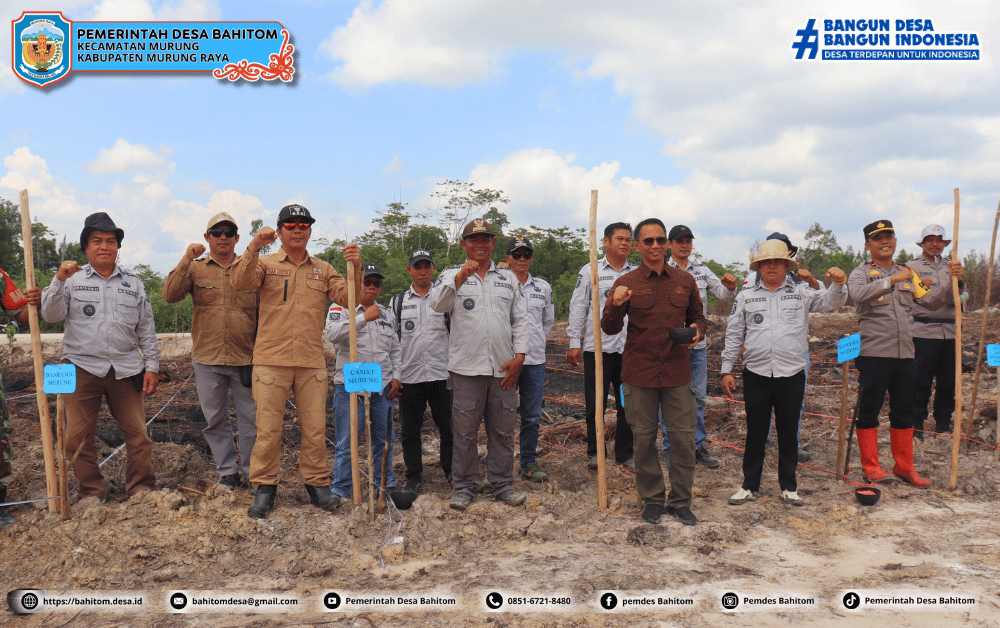 Penanaman Jagung di Sentra Ketahanan Pangan Desa Bahitom