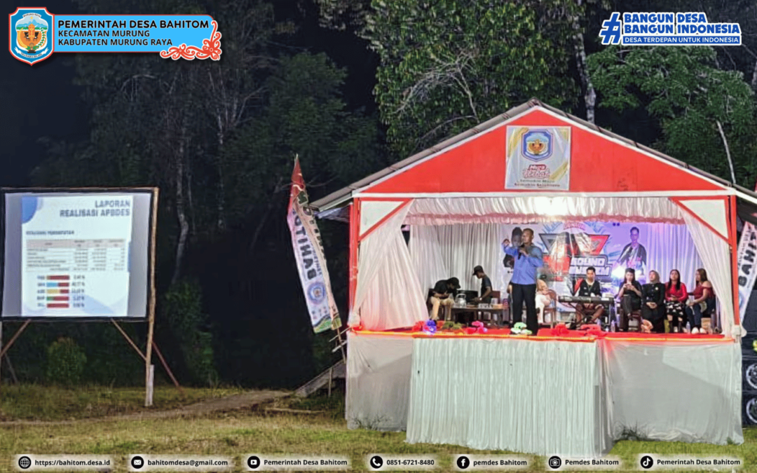 Hiburan Awal Tahun dan Silaturahmi Pemdes Bahitom Bersama Masyarakat