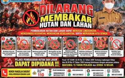 DILARANG MEMBAKAR HUTAN DAN LAHAN